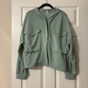 YOGALICIOUS Autumn Cropped Hoodie Jacket, XL